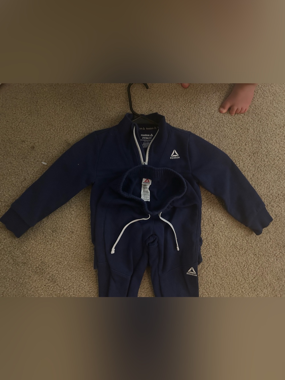 3T Navy Reebok Matching Set - Picture 2 of 2